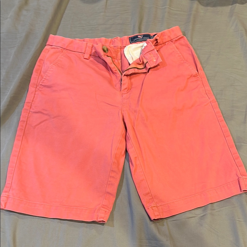 Vineyard Vines Pink Flat Front Shorts